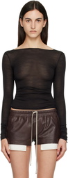 Rick Owens Black Tower LS T-shirt