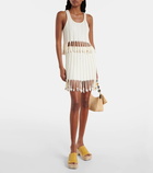 Loewe Petal Anagram leather espadrille wedges
