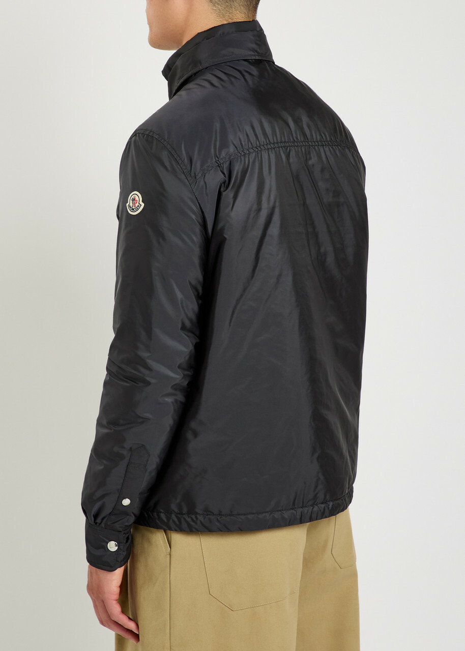 Moncler Meridelle Layered Padded Shell Jacket Navy