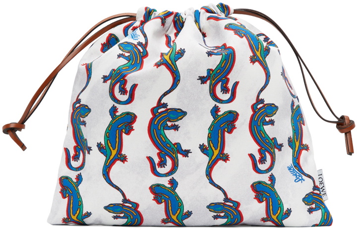 Photo: Loewe Off-White Paula's Ibiza Salamander Drawstring Pouch