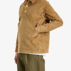 Café Mountain Men's Cord Leisure Popover Jacket in Taupe