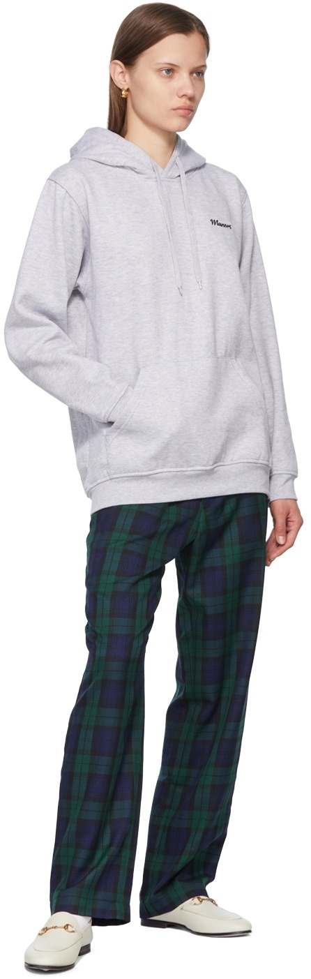 Manors Golf Gray Cotton & Polyester Hoodie