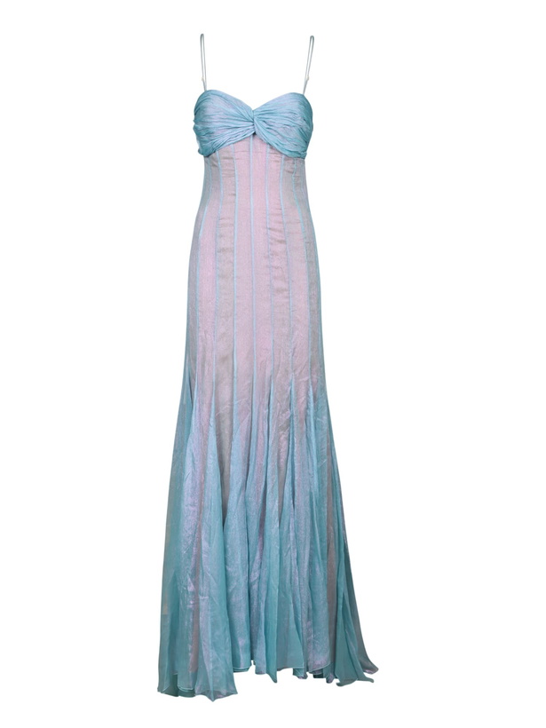 Photo: Maria Lucia Hohan Giustina Light Blue Silk Dress