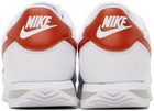 Nike White & Orange Cortez Sneakers