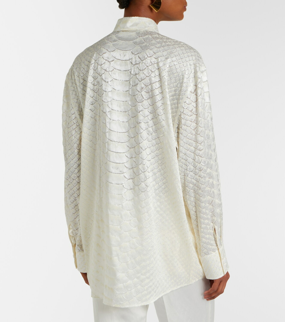 Roberto Cavalli Snake-print shirt