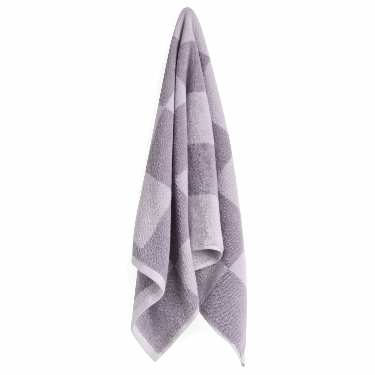 HAY Check Hand Towel in Lavender 