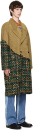 Andersson Bell Yellow & Green Saindes Coat