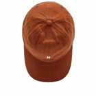Norse Projects Men's Twill Sports Cap in Rust Brown