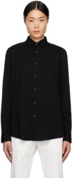 ZEGNA Black Buttoned Shirt