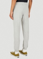 English Logo Print Track Pants in Grey