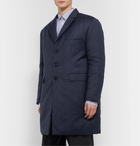 Vetements - Checked Padded Virgin Wool Coat - Blue