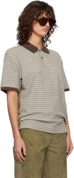 Carhartt Work In Progress Multicolor Short Sleeve Dion Stripe Polo