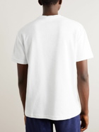 Polo Ralph Lauren - Logo-Embroidered Cotton-Blend Terry T-Shirt - White