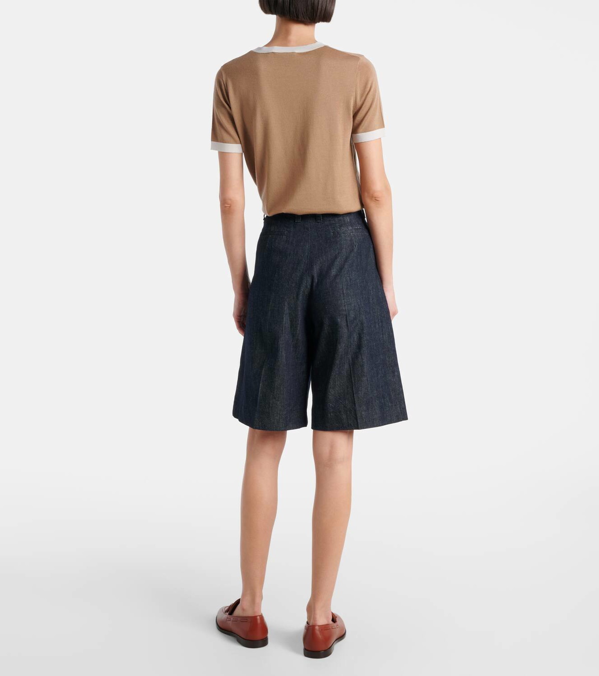 'S Max Mara Frank denim Bermuda shorts