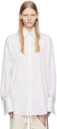 Peter Do Off-White Wrap Shirt