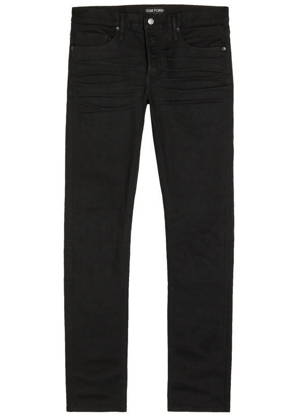 Photo: Tom Ford Straight-leg Denim Jeans Black