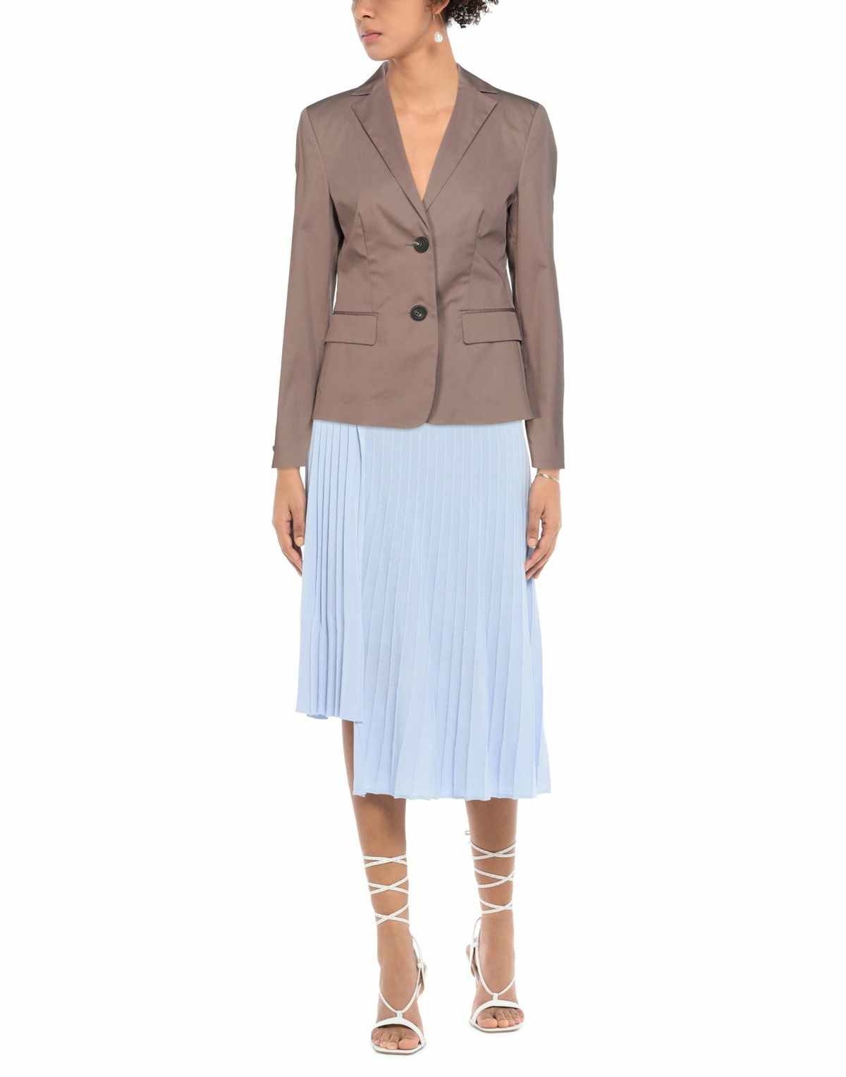 Peserico Womens Blazer Khaki