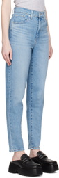 Levi's Blue High-Waisted Mom Jeans