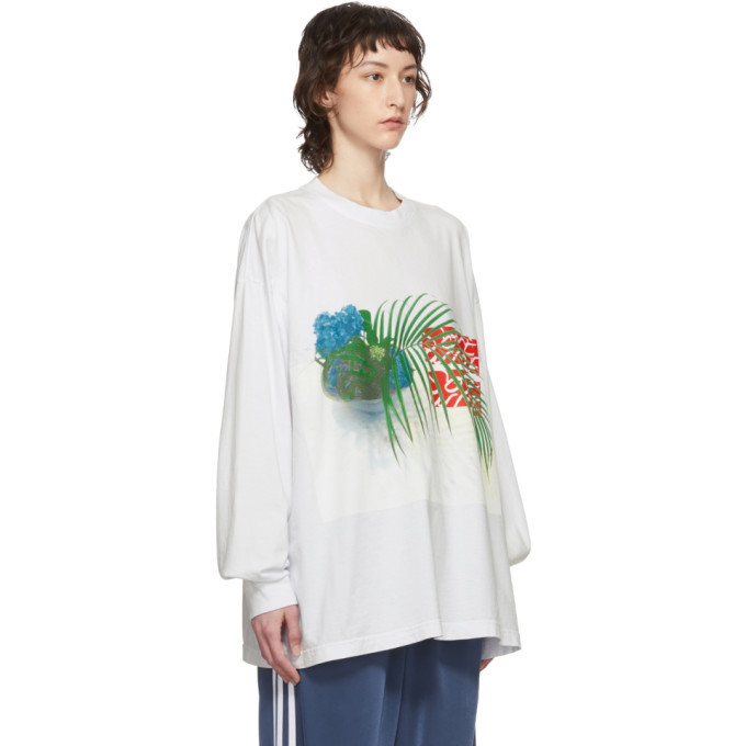 Some Ware White Haruka New Body Long Sleeve T-Shirt