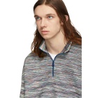 Missoni Multicolor Striped Half-Zip Sweater