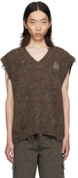lesugiatelier Brown Missed Vest