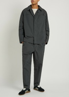 Ymc Alva Skate Relaxed Tapered-leg Shell Trousers Charcoal