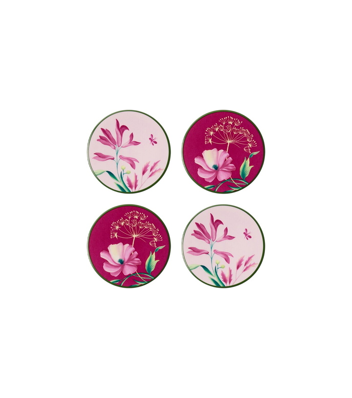 Photo: Ginori 1735 Florenza set of 4 porcelain coasters