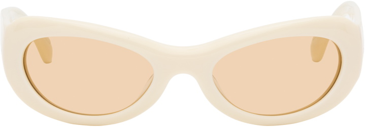 Photo: Port Tanger SSENSE Exclusive Beige Khilna Sunglasses
