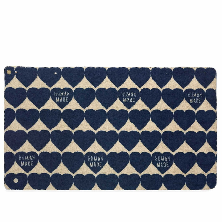 Human Made - Logo-Print Tufted Wool-Blend Rug - Multi Human Made