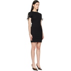 Burberry Black Ribbed Minidress