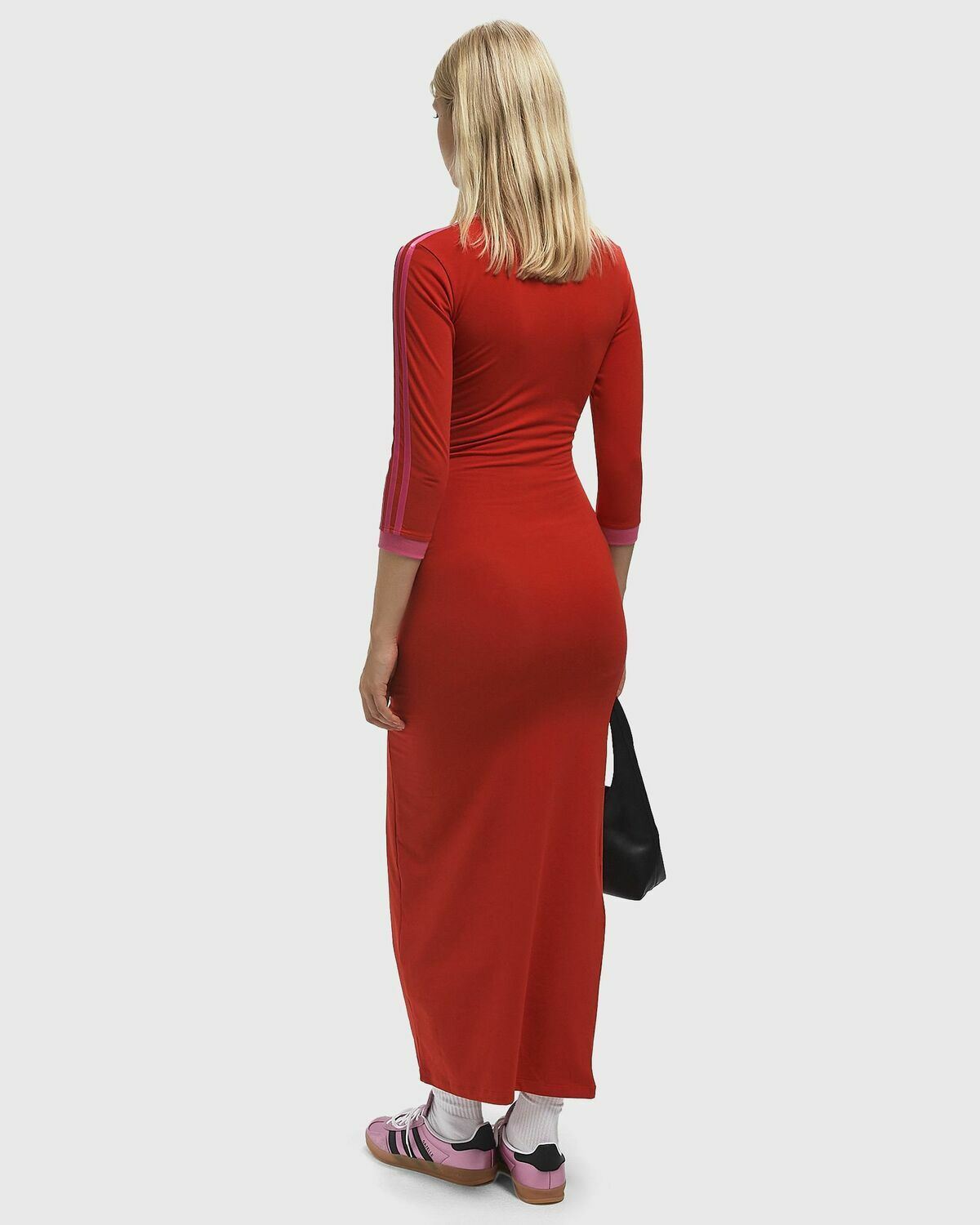 Adidas MAXI DRESS V Red Women