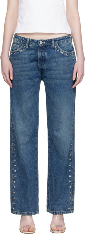 Photo: Paloma Wool Blue Crowd Jeans