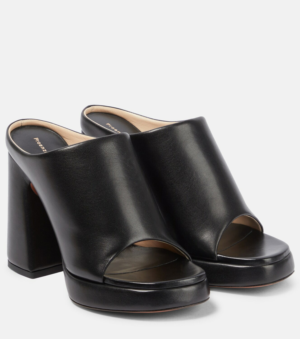 Proenza Schouler Forma leather platform mules Proenza Schouler