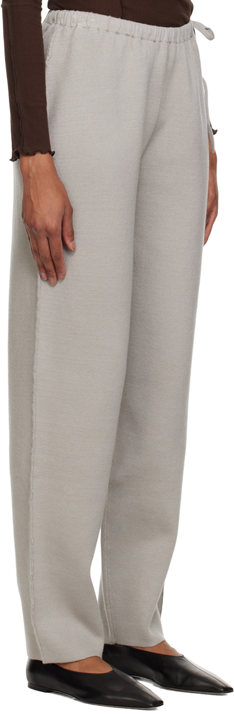 Deiji Studios Taupe 'The Drawcord' Lounge Pants