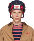 Charles Jeffrey LOVERBOY Navy & Red Trapper Hat