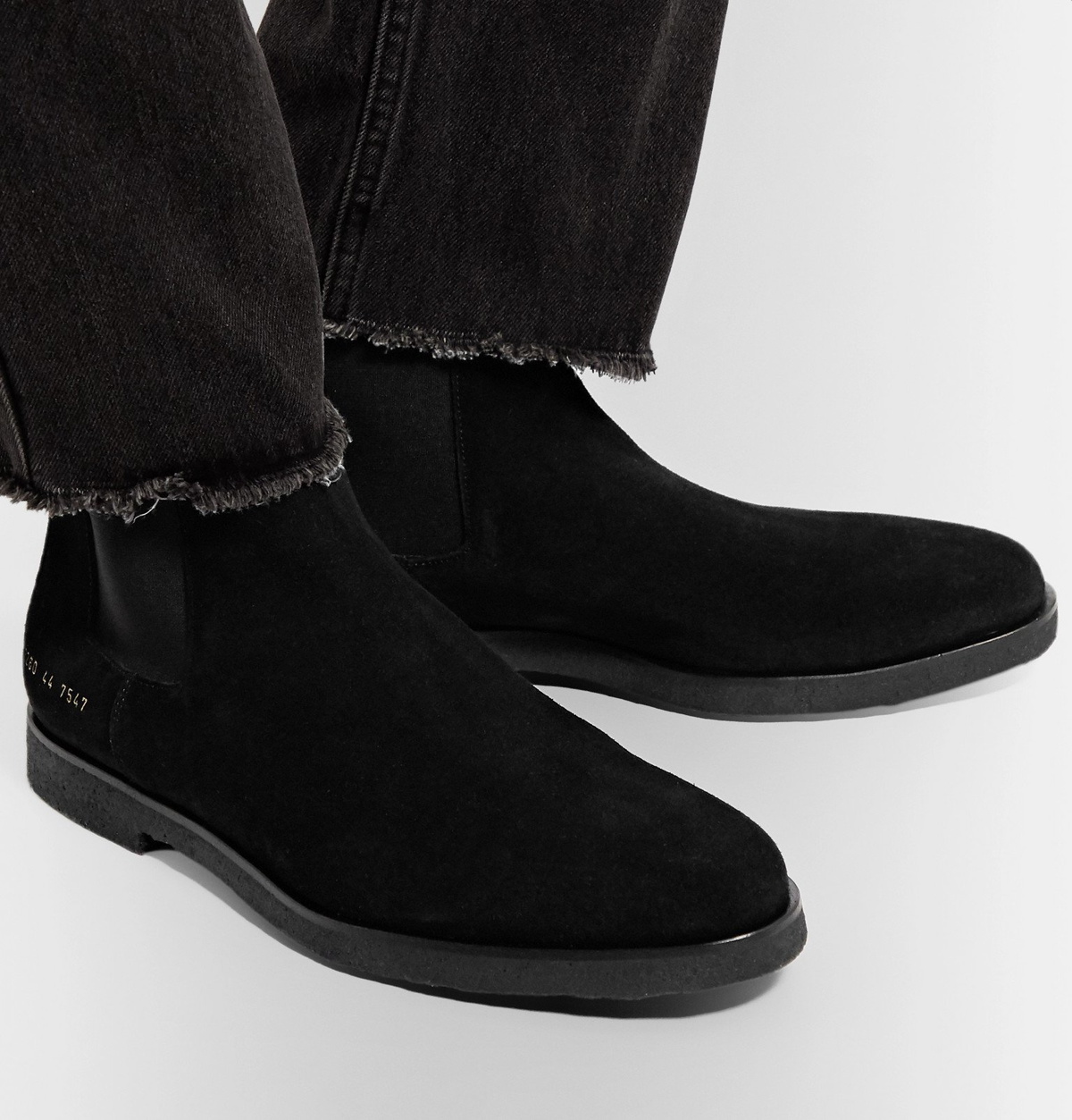 Common Projects Suede Chelsea Boots - Black Common Projects
