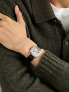 Cartier - Santos-Dumont Large 43.5mm 18-Karat Rose Gold, Stainless Steel and Alligator Watch, Ref. No. CRW2SA0037