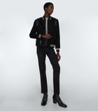 Saint Laurent - Teddy wool-blend varsity jacket