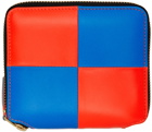 Comme des Garçons Wallets Blue & Orange Super Fluo Zip Wallet