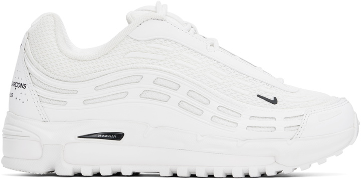 Photo: Comme des Garçons Homme Plus White Nike Edition Air Max TL 2.5 SP Sneakers
