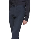 Lemaire Blue Boot Cut Trousers