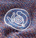 Loewe - Eye/LOEWE/Nature Logo-Appliquéd Mélange Cotton-Blend Scarf - Purple