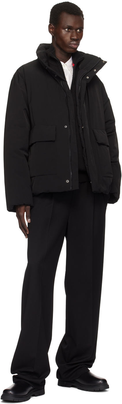 Hugo Black Water-Repellent Down Jacket