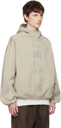 Fear of God ESSENTIALS Gray Active Trace Modern Fleece Hoodie
