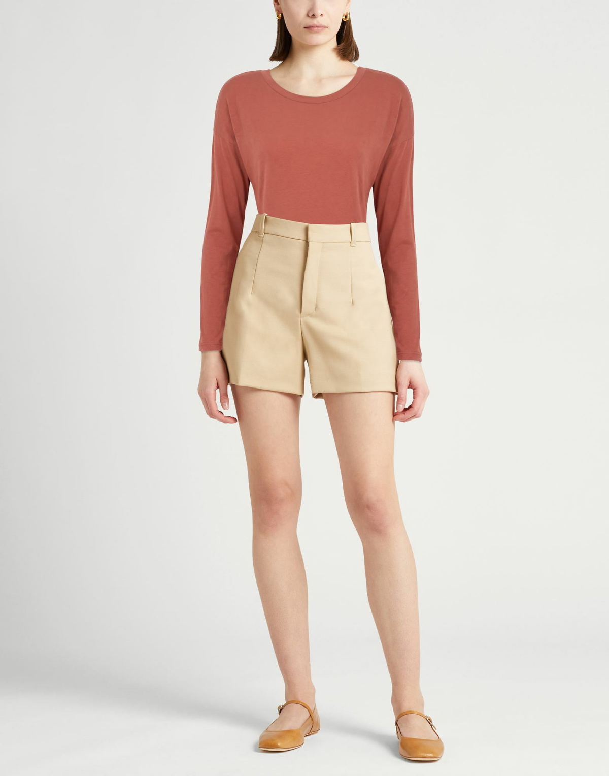 Crossley Womens T-shirt in Salmon pink