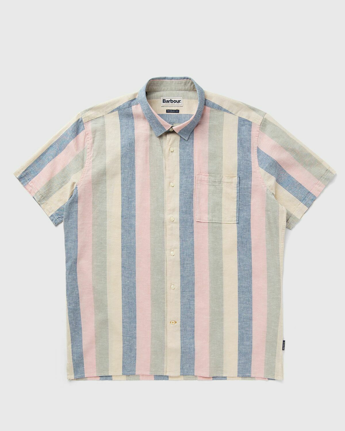 Barbour Portwell Shirt Multi-color Mens Shortsleefe