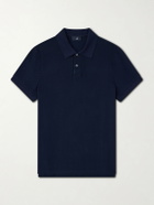 Dunhill - Cotton-Piqué Shirt - Blue