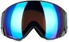 KOO Navy Enigma Chrome Snow Goggles