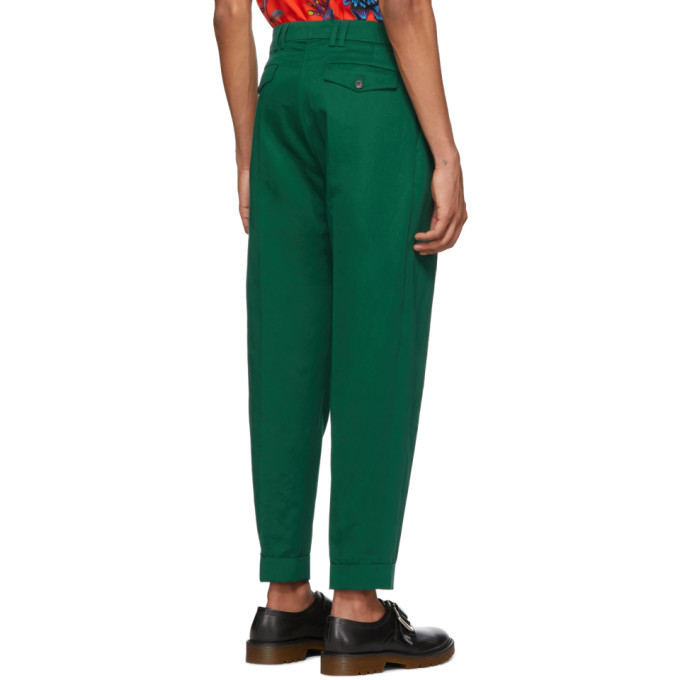 Paul Smith Green Tartan Trousers W2R-083T-E30641 44