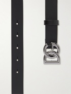Dolce & Gabbana - 2.5cm Leather Belt - Black